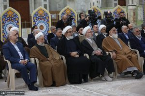 تجدید میثاق رئیس قوه قضاییه و مسئولان عالی قضایی با آرمان‌های حضرت امام (س)