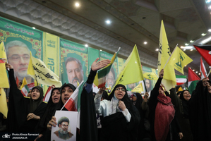 مراسم بزرگداشت شهیدان سید حسن نصرالله و سید هاشم صفی الدین در تهران