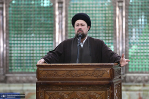 تجدید میثاق رئیس مجلس شورای اسلامی و نمایندگان با آرمان های حضرت امام (س)