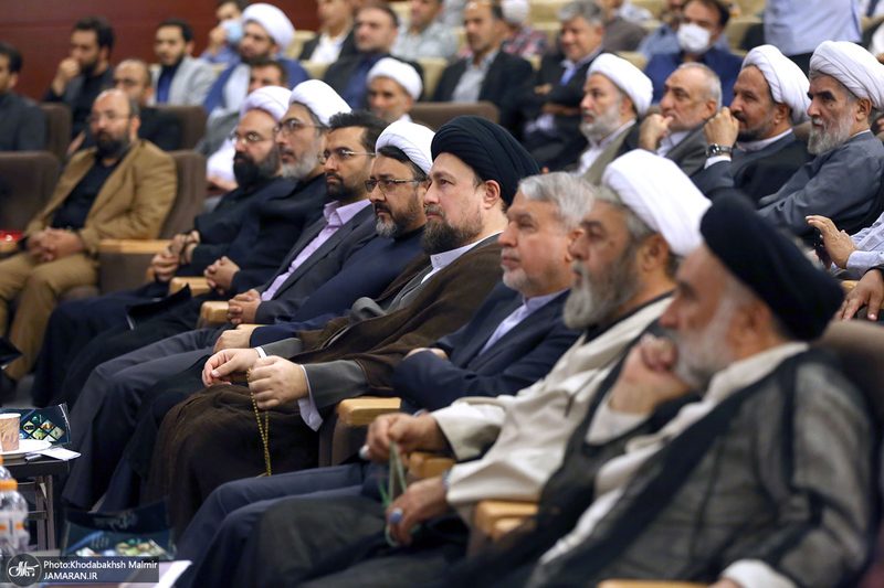 دیدار رئیس و کارکنان موسسه‎ تنظیم و نشر آثار امام خمینی با سید حسن خمینی