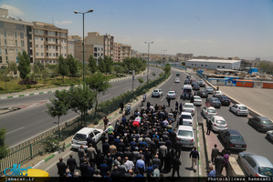 مراسم تشییع حجت الاسلام و المسلمین دکتر احمد احمدی 