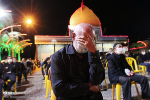 مراسم عزاداری شب چهارم محرم در بندرگز