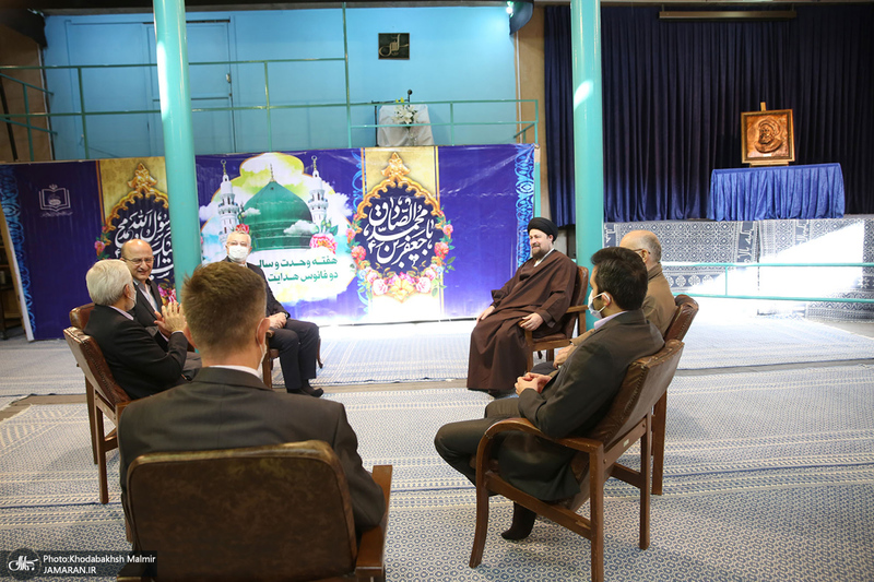 دیدار مفتی اعظم و سفیر کرواسی در ایران با سید حسن خمینی