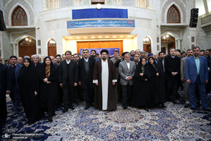 تجدید میثاق شهردار تهران و اعضای شورای اسلامی شهر تهران با آرمان های امام(س)