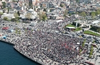 تجمع هزاران نفری در استانبول برای حمایت از فلسطین (6)