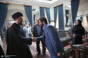 دیدار مدیر عامل و مدیران و معاونین بهشت زهرا (س) با سید حسن خمینی