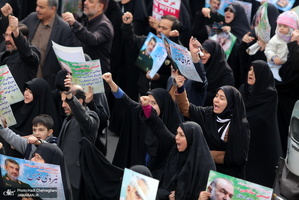 راهپیمایی حمایت از اقتدار و صلابت نظام مقدس جمهوری اسلامی ایران در قم