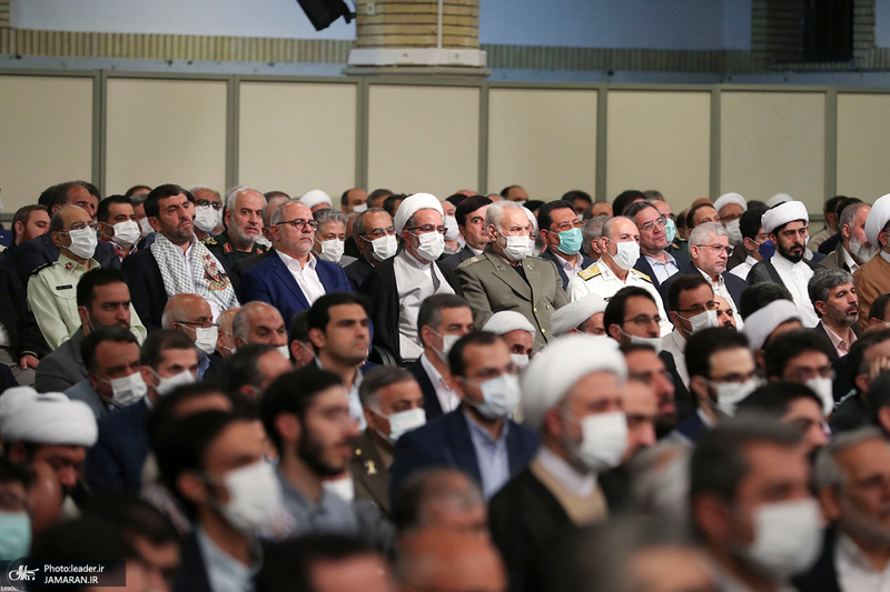 دیدار مسئولان نظام و سفرای کشورهای اسلامی با رهبر معظم انقلاب