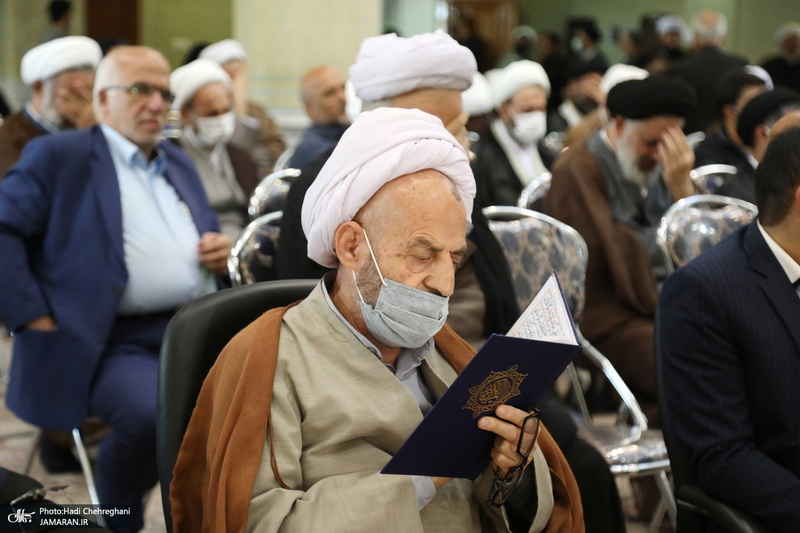 مراسم چهلمین روز درگذشت همسر آیت الله العظمی جوادی آملی‎‎