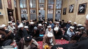 روضه هفتگی بیت امام خمینی در نجف اشرف همزمان با سالگرد آیت الله سید مصطفی خمینی (2)