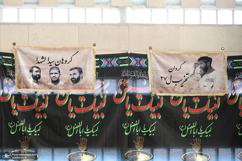 عزاداری شب عاشورای حسینی(ع) هیات گردان تخریب و گردانهای لشکر 27 محمد رسول الله(ص)