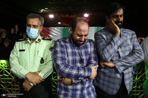 وداع با پیکر مطهر شهید صیاد خدایی در معراج الشهدا