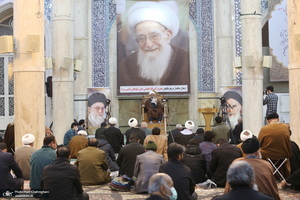 مراسم بزرگداشت آیت الله العظمی صافی گلپایگانی (ره) توسط بیت آیت الله العظمی بروجردی (ره)‎‎