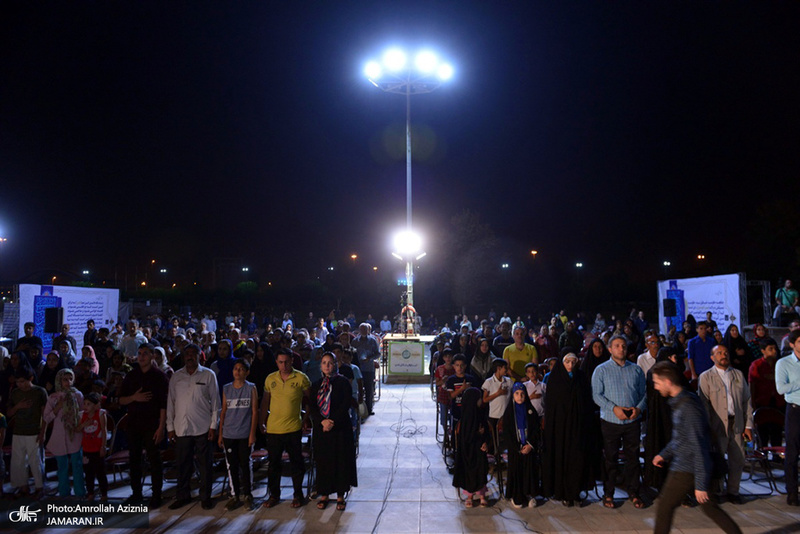 مراسم جشن شب عید غدیر در جوار حرم مطهر بنیانگذار جمهوری اسلامی ایران