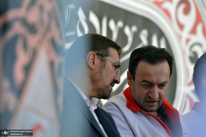 بدرقه 22 هزار امدادگر هلال احمر از جوار حرم امام خمینی (س)