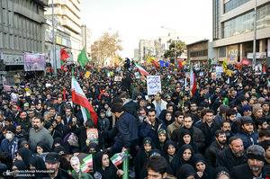  حضور میلیون ها تهرانی در تشییع پیکر مطهر سردار قاسم سلیمانی - 10 