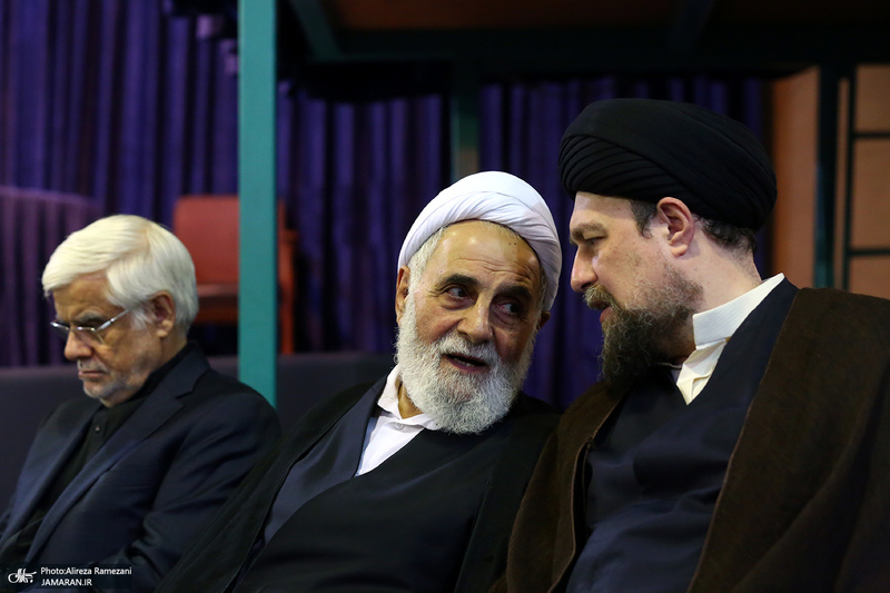 مراسم بزرگداشت آیت الله حسن صانعی (ره) در حسینیه جماران -2