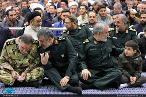 دیدار مسئولان نظام و میهمانان کنفرانس وحدت اسلامى با رهبر معظم انقلاب