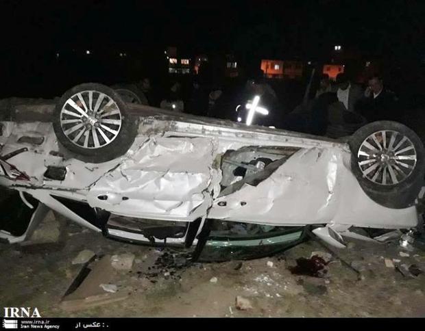 سقوط خودرو از پل کاکارضا یک کشته و 2 زخمی برجا گذاشت