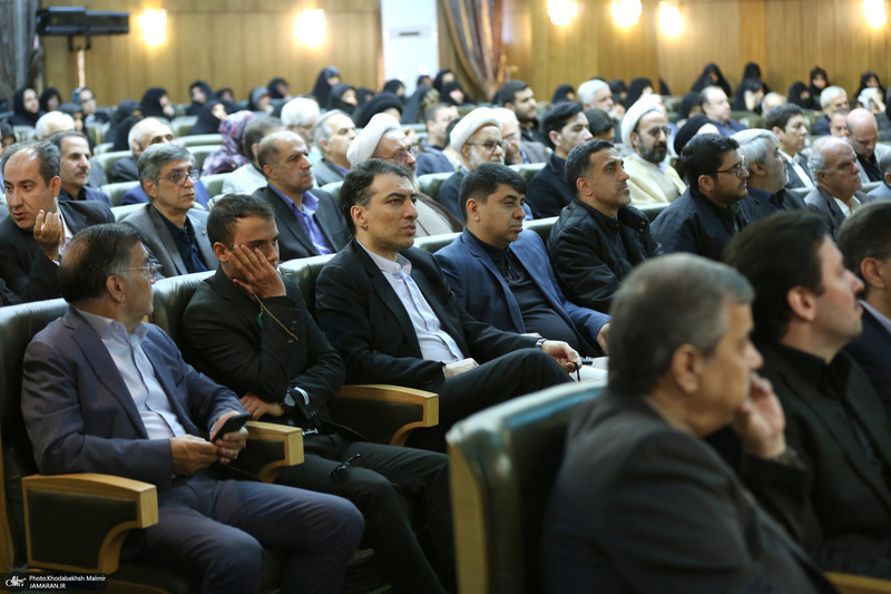 مراسم چهلمین روز درگذشت آیت الله بجنوردی در دائره المعارف بزرگ اسلامی - 1