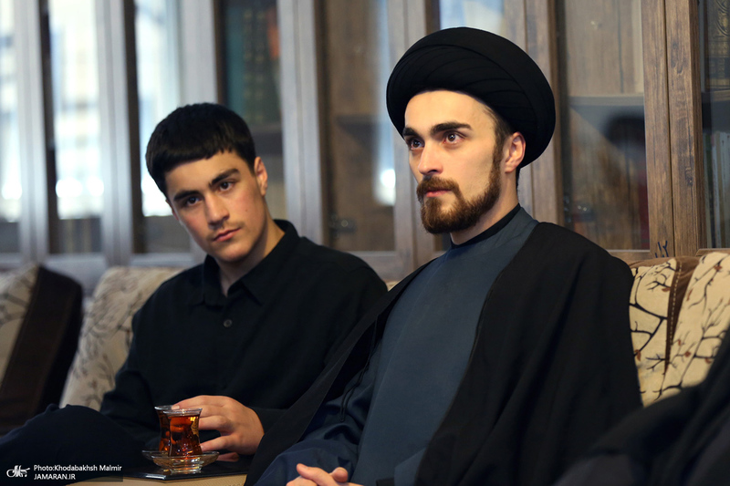 حضور سید حسن خمینی در منزل حجت الاسلام و المسلمین شهید خطیب