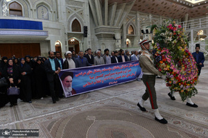 تجدید میثاق مسئولان و فعالان موسسات و تشکل های مردمی قرآن و عترت سراسر کشور با آرمان های حضرت امام(س)