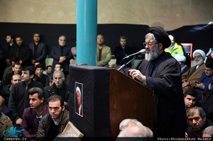 مراسم وداع با پیکر آیت الله هاشمی رفسنجانی(ره) در حسینیه جماران-10