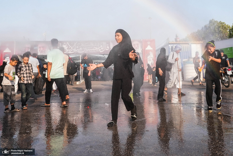 هم قدم با زائران کربلا؛ مرز شلمچه