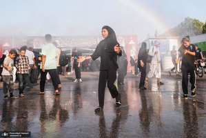 هم قدم با زائران کربلا؛ مرز شلمچه