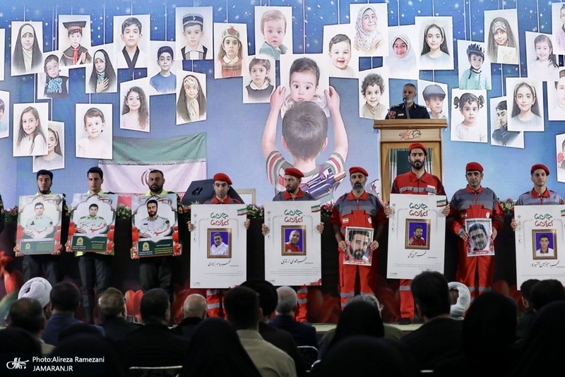 مراسم چهلمين روز شهادت شهداى اقتدار ايران