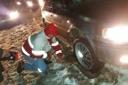 55 خودرو گرفتار در برف امدادرسانی شدند