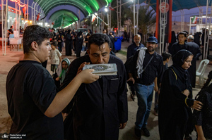 هم قدم با زائران اباعبدالله الحسین (ع)؛ چذابه