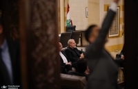 دیدار علی لاریجانی با نواف سلام (2)