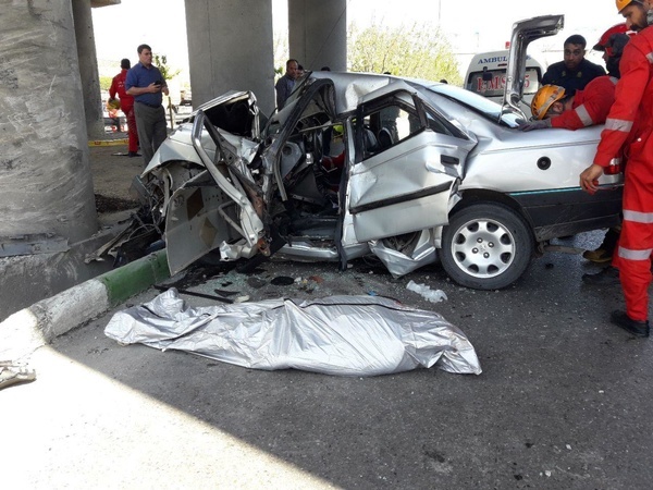 کشته شدن مرد جوان براثر سانحه رانندگی در صدمتری بابانظر مشهد