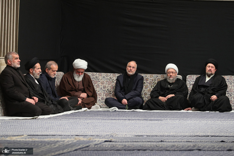 مراسم عزاداری شام شهادت حضرت زهرا(س) در حسینیه امام خمینی