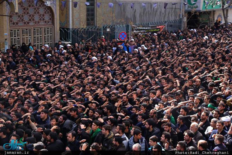 عزاداری آیت الله العظمی وحید خراسانی در سالروز شهادت حضرت فاطمه(س) 