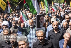 تشییع پیکر مطهر خانواده شهید حمله تروریستی رژیم صهیونیستی در ساری