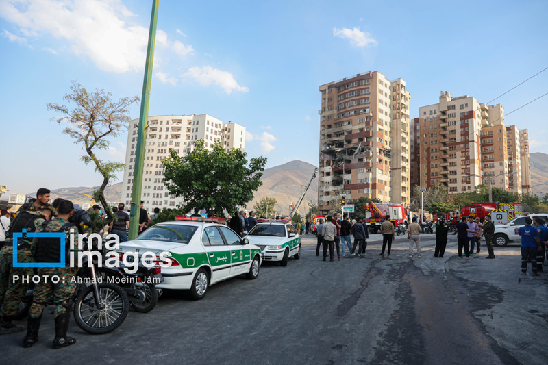 حمله رژیم صهیونیستی به مناطق مسکونی تهران + تصاویر