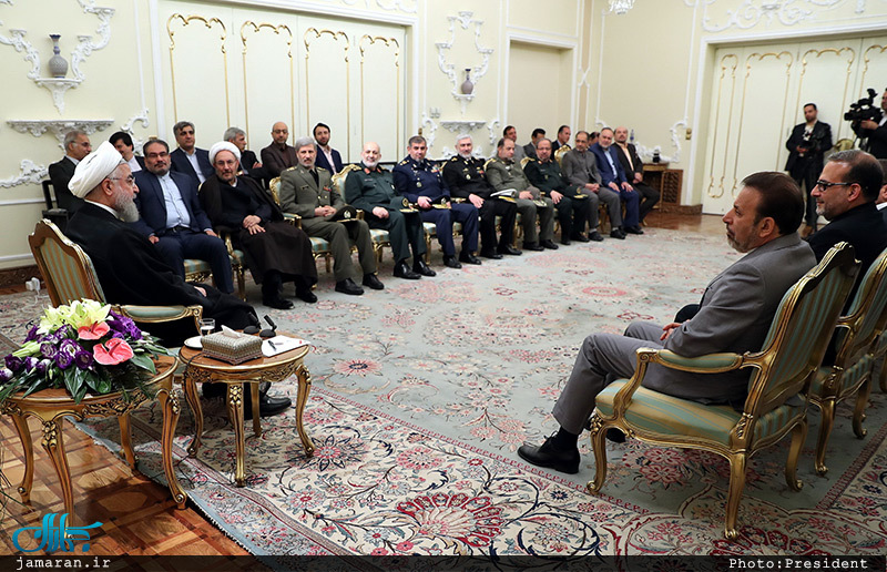 دیدار نوروزی حسن روحانی با جمعی از کارگزاران نظام و مدیران دستگاه ها