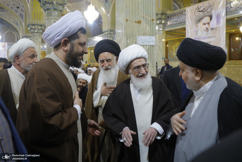 مراسم بزرگداشت آیت الله موسوی بجنوردی (ره) در قم - 1