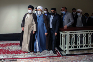 دیدار مهمانان سی و پنجمین کنفرانس وحدت اسلامی با سید حسن خمینی