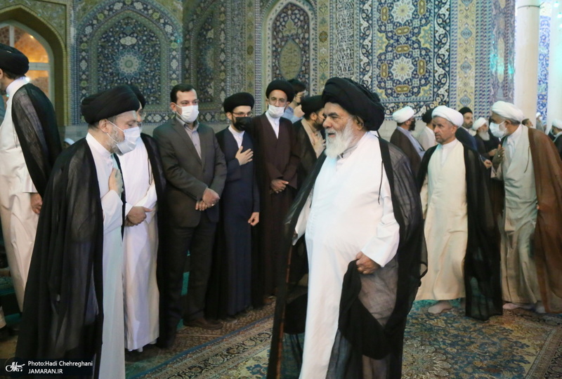 مراسم چهلمین شب درگذشت آیت الله العظمی سید محمدسعید حکیم در قم‎