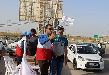 بهره مندی بیش از ۳۰ هزار گردشگر نوروزی از خدمات نوروزی هلال احمر اهواز