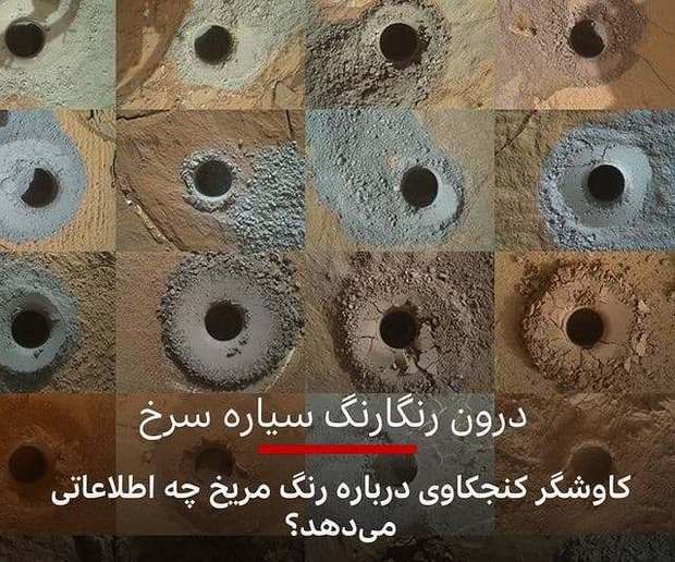 رنگ سیاره سرخ، تنها سرخ نیست!

