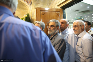 مراسم یادبود حاجیه خانم خدیجه خاتمی در مسجد امیرالمومنین (ع) -1