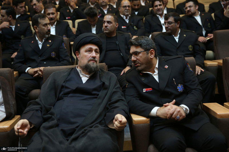 دیدار مدیران اورژانس استان تهران با سید حسن خمینی