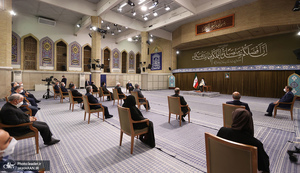 آخرین دیدار رئیس‌جمهور و اعضاء هیئت دولت دوازدهم با رهبر معظم انقلاب