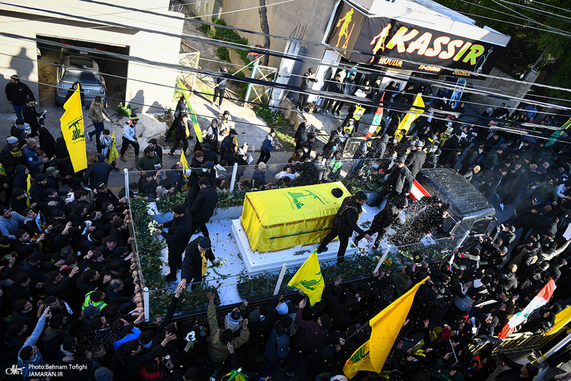 تصاویر اختصاصی جماران از تشییع و خاکسپاری شهید سیدهاشم صفی الدین 