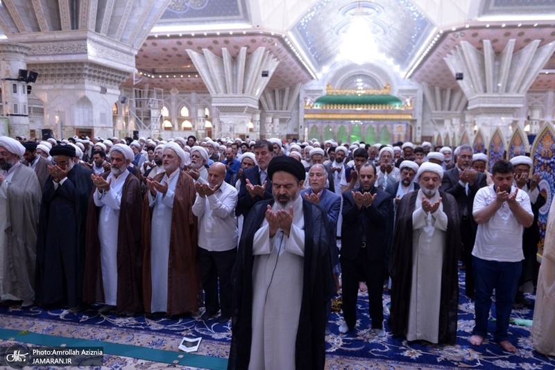 تجدید میثاق روحانیون حج تمتع 98 با آرمان های امام خمینی(س)