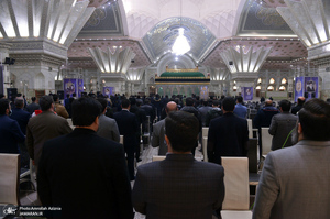 مراسم میلاد حضرت زهرا (س) و امام خمینی (ره) با حضور کارکنان بهشت زهرا